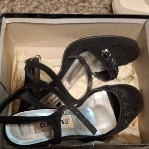 Classified Women's Black Strappy Heels